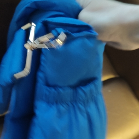 Blue Quilted Men's Bag - Picture 4 of 6